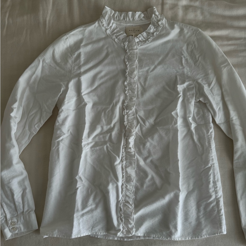 Sézane Ruffle Top
